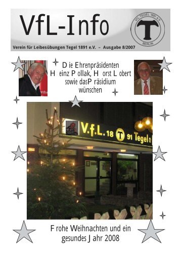 Frohe Weihnachten und ein gesundes Jahr 2008 - VfL-Tegel 1891 ...