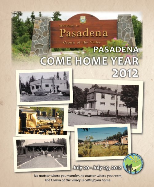 Come Home Year Booklet - Town of Pasadena