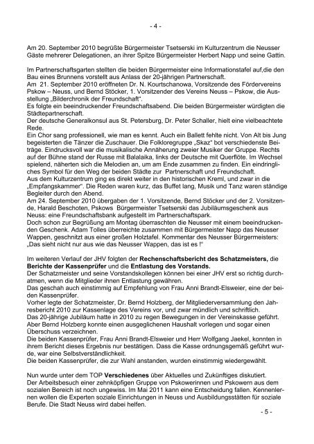 Mitteilungsblatt Nr.27 - Verein zur Förderung der Städtepartnerschaft ...