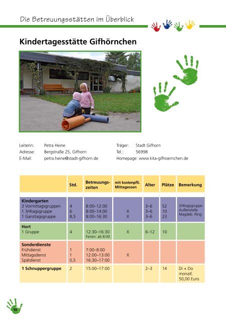 Kinderbetreuung - Stadt Gifhorn