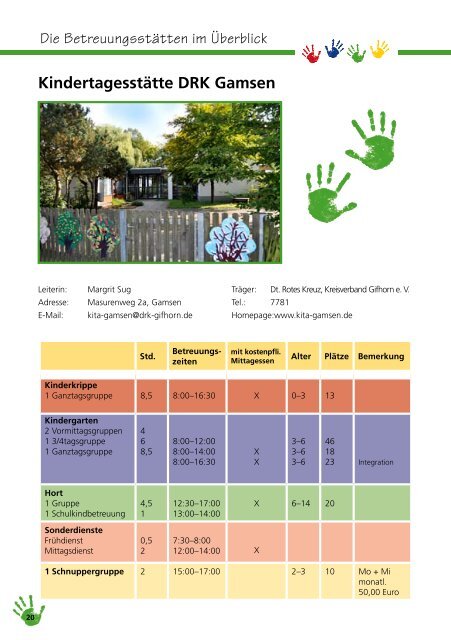 Kinderbetreuung - Stadt Gifhorn