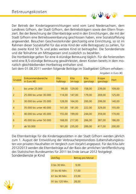 Kinderbetreuung - Stadt Gifhorn