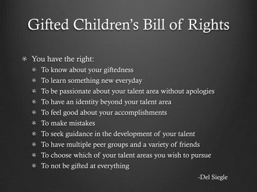 Coping with the Stigma of Giftedness