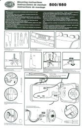 Hella 500FF & 700FF Driving Lamp Kit Mounting Instructions