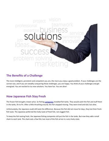 Business Challenges: Meir Ezra