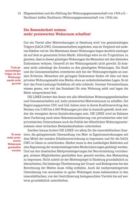 bessere und preiswerte Wohnungen! - DIE LINKE. Fraktion in der ...