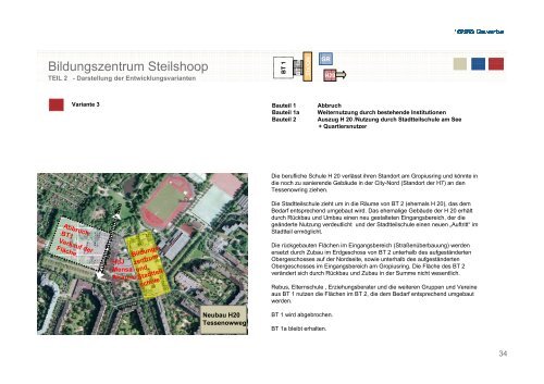 MACHBARKEITSSTUDIE BILDUNGSZENTRUM STEILSHOOP