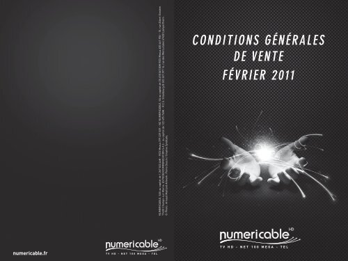 CONDITIONS GÉNÉRALES DE VENTE FÉVRIER 2011 - Numericable