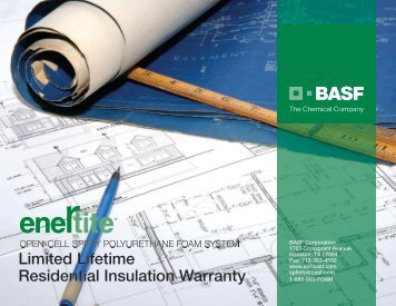 Limited Lifetime Residential Insulation Warranty