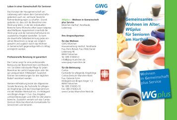 WGplus für Senioren am Harthof - GWG München