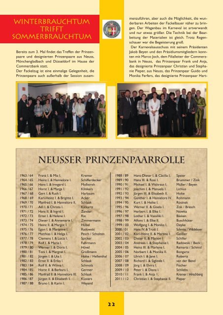 neusser prinzenpaarrolle - Karnevalsausschuss Neuss e.V.