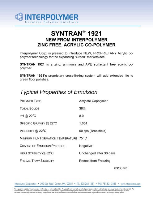 copolymer