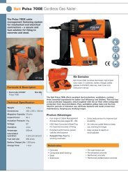 Spit Pulsa 700E Cordless Gas Nailer