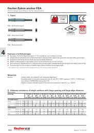 fischer Zykon anchor FZA - VJ Technology