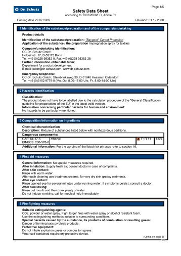 Safety Data Sheet