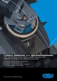 tyrolit premium  polierprogramm