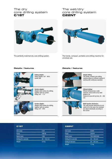 CORE DRILLING electric