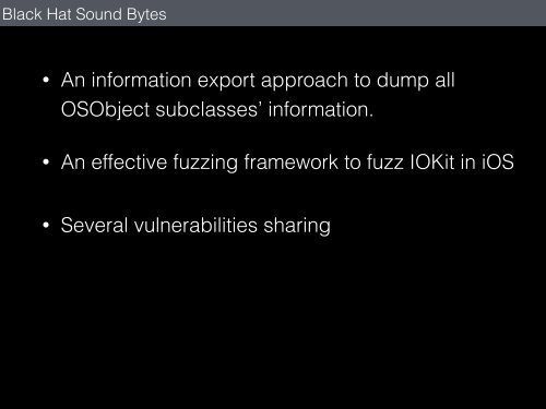 OPTIMIZED FUZZING IOKIT IN IOS