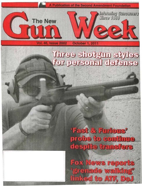 Gun Week Magazine (October 1, 2011)