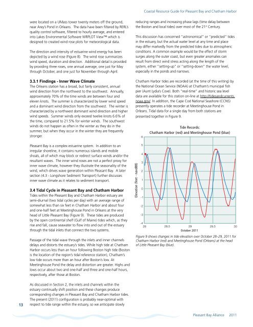 Coastal Resource Guide Pleasant Bay and Chatham Harbor