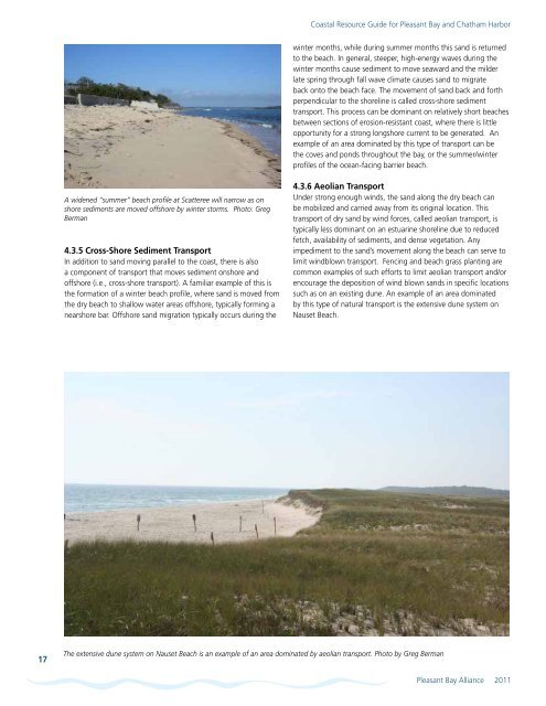 Coastal Resource Guide Pleasant Bay and Chatham Harbor