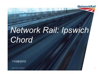 Network Rail Ipswich Chord