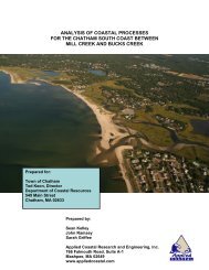 ANALYSIS OF COASTAL PROCESSES FOR ... - Town to Chatham