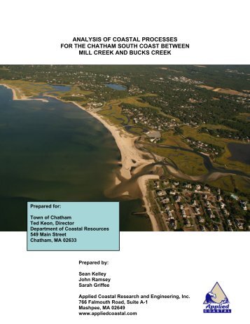 ANALYSIS OF COASTAL PROCESSES FOR ... - Town to Chatham