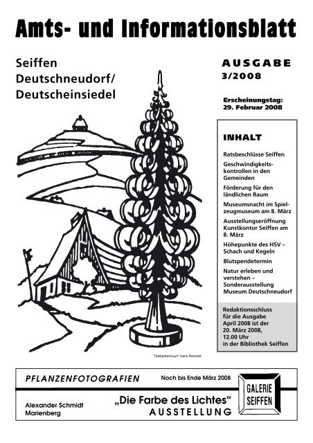 Amts Und Informationsblatt Seiffen Deutschneudorf