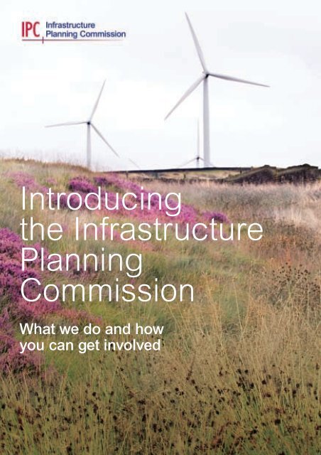 Introducing the Infrastructure Planning Commission