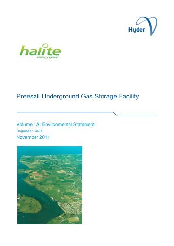 Preesall Underground Gas Storage Facility