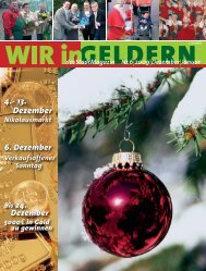 Dezember - WIR in Geldern