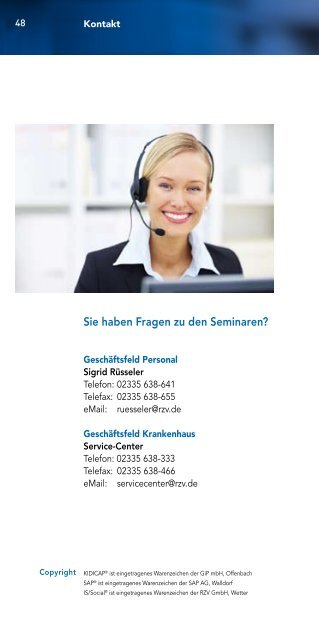 Personalmanagement - RZV GmbH