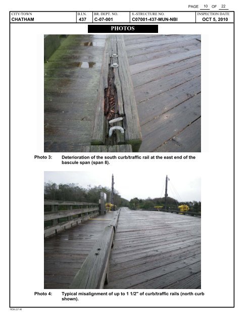 BRIDGE REPAIR/REHABILITATION FEASIBILITY STUDY