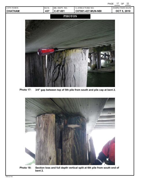 BRIDGE REPAIR/REHABILITATION FEASIBILITY STUDY