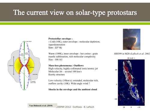 What are protostellar outflows are