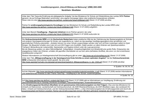 Teil 1 Inhaltsverzeichnis und Einleitung - Ganztagsschulen