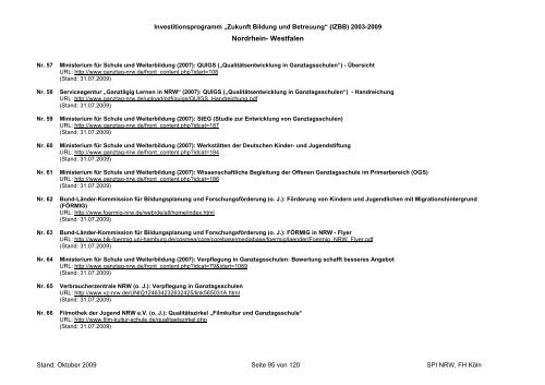 Teil 1 Inhaltsverzeichnis und Einleitung - Ganztagsschulen