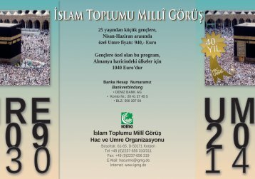 İslam Toplumu Millî Görüş Hac ve Umre Organizasyonu