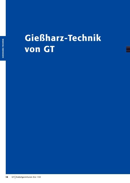 Kabelgarnituren - GT Elektrotechnische Produkte GmbH