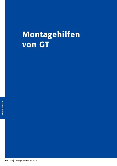 Kabelgarnituren - GT Elektrotechnische Produkte GmbH