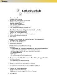 I. Unsere Schule 1. Situationsbeschreibung 2. Konzept der ...