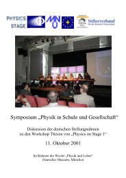 Symposium „Physik in Schule und Gesellschaft“