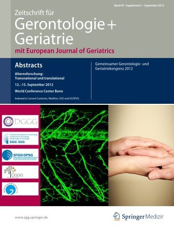 Alternsforschung: Transnational und translational Gemeinsamer ...