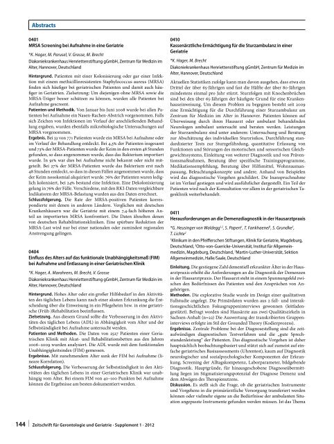 Alternsforschung: Transnational und translational Gemeinsamer ...