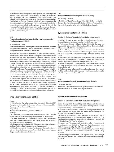 Alternsforschung: Transnational und translational Gemeinsamer ...