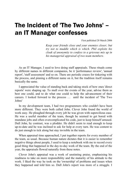 Confessions of an IT Manager_Phil Factor