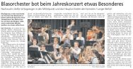 Blasorchester bot beim Jahreskonzert etwas Besonderes