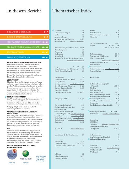 Lösungen für die Energiefrage - Shell