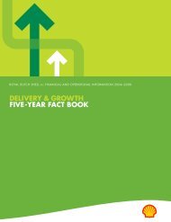 DELIVERY & GROWTH FIVE-YEAR FACT BOOK - Shell